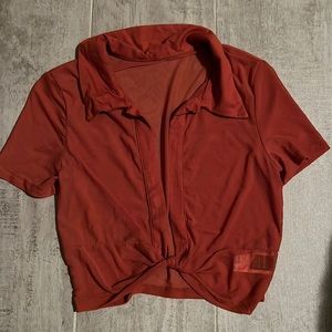 Mesh transparent top